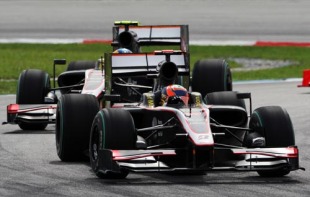 Karun Chandhok lead HRT finishes over the weekend at Sepang